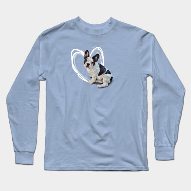 The French Bulldog Long Sleeve T-Shirt by Elspeth Rose Design